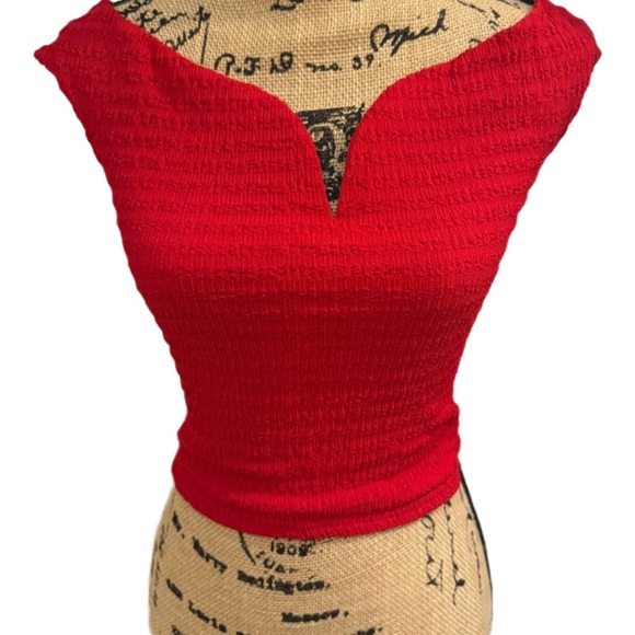 Astr Vibrant Red Tank Top - Picture 1 of 5